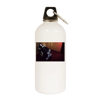 Winona Ryder White Water Bottle With Carabiner