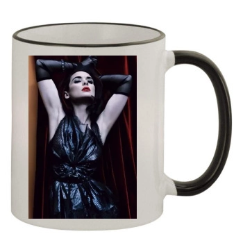 Winona Ryder 11oz Colored Rim & Handle Mug