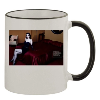 Winona Ryder 11oz Colored Rim & Handle Mug