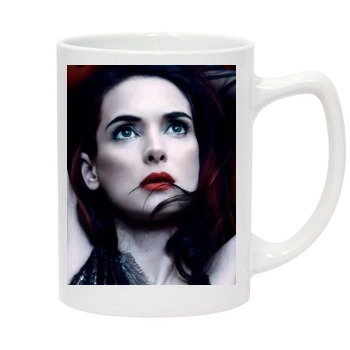 Winona Ryder 14oz White Statesman Mug