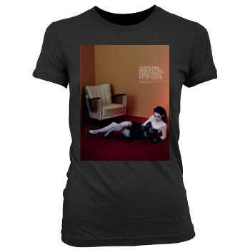 Winona Ryder Women's Junior Cut Crewneck T-Shirt