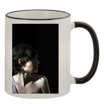 Winona Ryder 11oz Colored Rim & Handle Mug