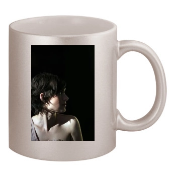 Winona Ryder 11oz Metallic Silver Mug