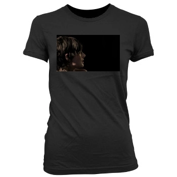 Winona Ryder Women's Junior Cut Crewneck T-Shirt