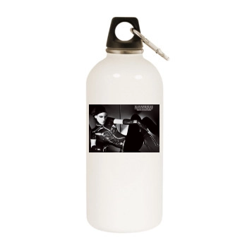 Winona Ryder White Water Bottle With Carabiner