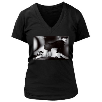 Winona Ryder Women's Deep V-Neck TShirt