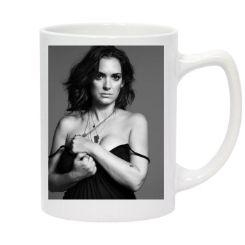 Winona Ryder 14oz White Statesman Mug