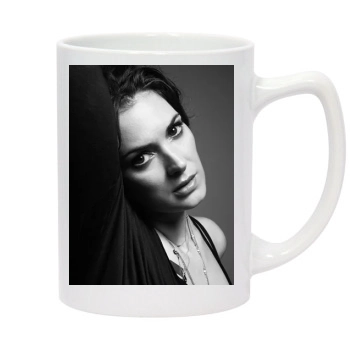 Winona Ryder 14oz White Statesman Mug