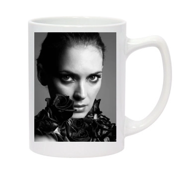 Winona Ryder 14oz White Statesman Mug