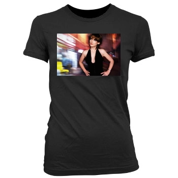 Winona Ryder Women's Junior Cut Crewneck T-Shirt