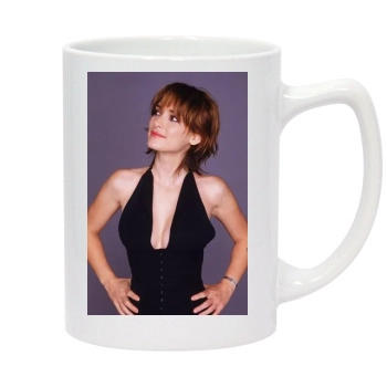 Winona Ryder 14oz White Statesman Mug