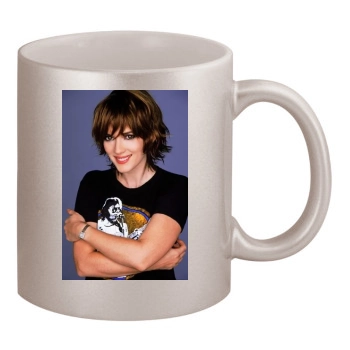 Winona Ryder 11oz Metallic Silver Mug