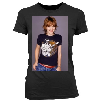 Winona Ryder Women's Junior Cut Crewneck T-Shirt