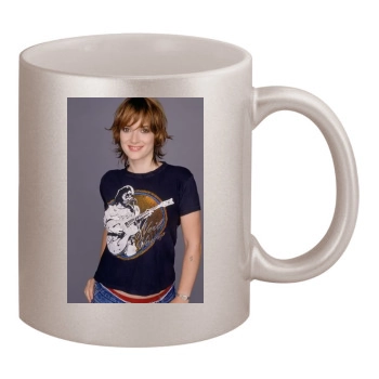 Winona Ryder 11oz Metallic Silver Mug