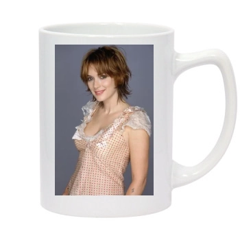 Winona Ryder 14oz White Statesman Mug