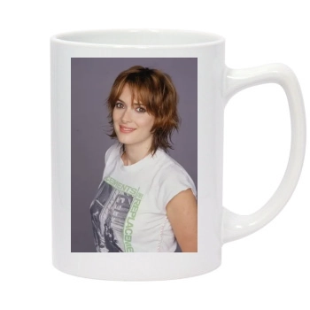 Winona Ryder 14oz White Statesman Mug