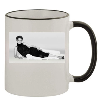 Winona Ryder 11oz Colored Rim & Handle Mug