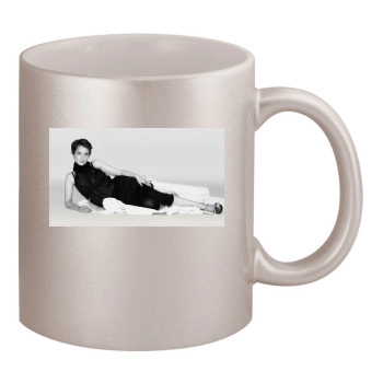 Winona Ryder 11oz Metallic Silver Mug