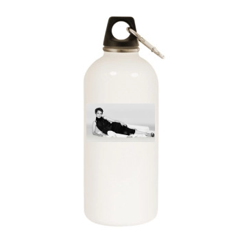 Winona Ryder White Water Bottle With Carabiner