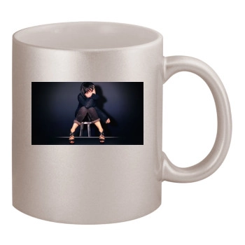 Winona Ryder 11oz Metallic Silver Mug