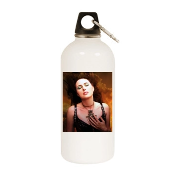 Within Temptation White Water Bottle With Carabiner