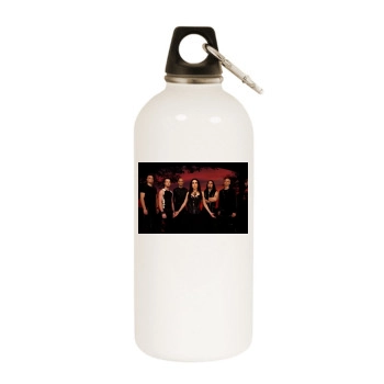 Within Temptation White Water Bottle With Carabiner