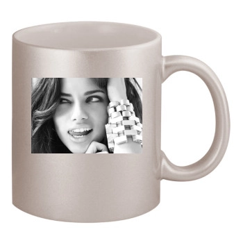 Adriana Lima 11oz Metallic Silver Mug