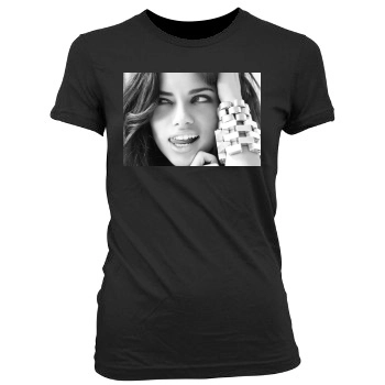 Adriana Lima Women's Junior Cut Crewneck T-Shirt