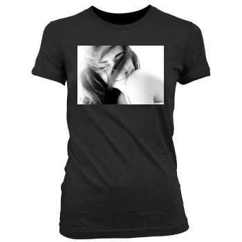 Adriana Lima Women's Junior Cut Crewneck T-Shirt