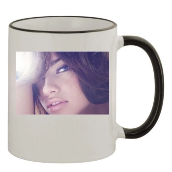 Adriana Lima 11oz Colored Rim & Handle Mug