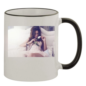 Adriana Lima 11oz Colored Rim & Handle Mug