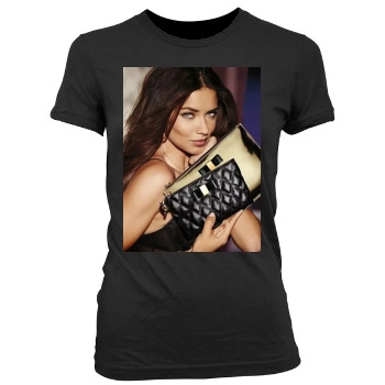 Adriana Lima Women's Junior Cut Crewneck T-Shirt