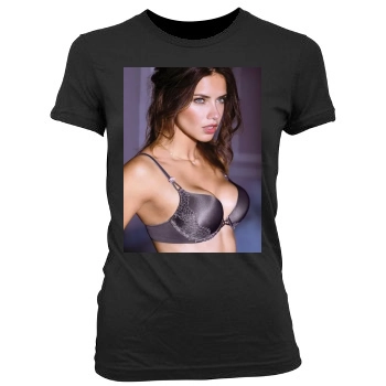 Adriana Lima Women's Junior Cut Crewneck T-Shirt