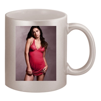 Adriana Lima 11oz Metallic Silver Mug