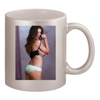 Adriana Lima 11oz Metallic Silver Mug