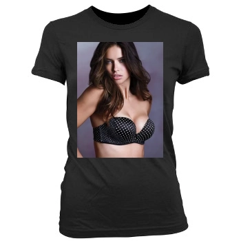 Adriana Lima Women's Junior Cut Crewneck T-Shirt