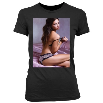 Adriana Lima Women's Junior Cut Crewneck T-Shirt