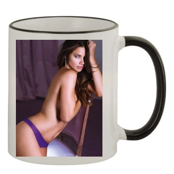 Adriana Lima 11oz Colored Rim & Handle Mug