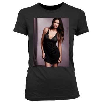 Adriana Lima Women's Junior Cut Crewneck T-Shirt