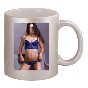 Adriana Lima 11oz Metallic Silver Mug