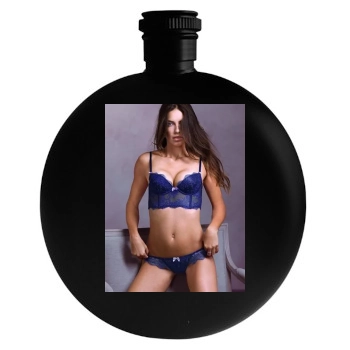 Adriana Lima Round Flask