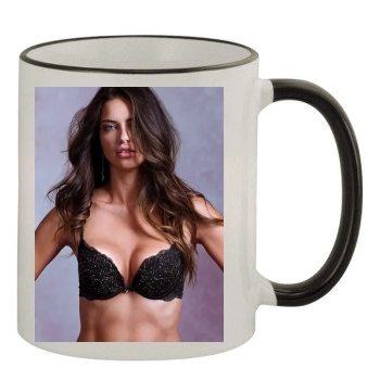 Adriana Lima 11oz Colored Rim & Handle Mug