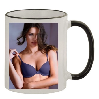 Adriana Lima 11oz Colored Rim & Handle Mug