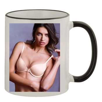 Adriana Lima 11oz Colored Rim & Handle Mug