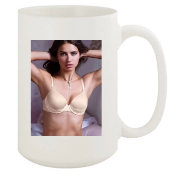 Adriana Lima 15oz White Mug