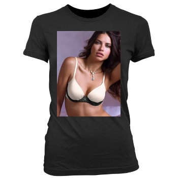 Adriana Lima Women's Junior Cut Crewneck T-Shirt