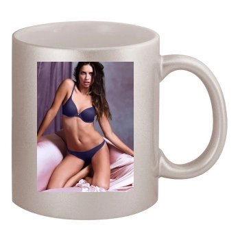 Adriana Lima 11oz Metallic Silver Mug