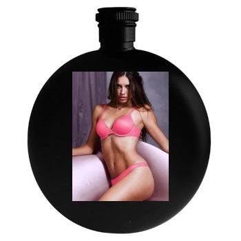 Adriana Lima Round Flask