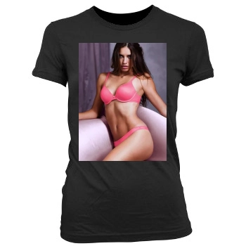 Adriana Lima Women's Junior Cut Crewneck T-Shirt