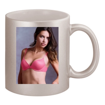 Adriana Lima 11oz Metallic Silver Mug